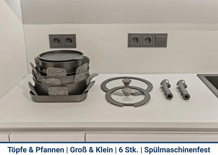 1-2 Personen - Parkplatz - Fahrradgarage - Zentrum - Kueche - Balkon - Klima Apartamento Sankt Martin